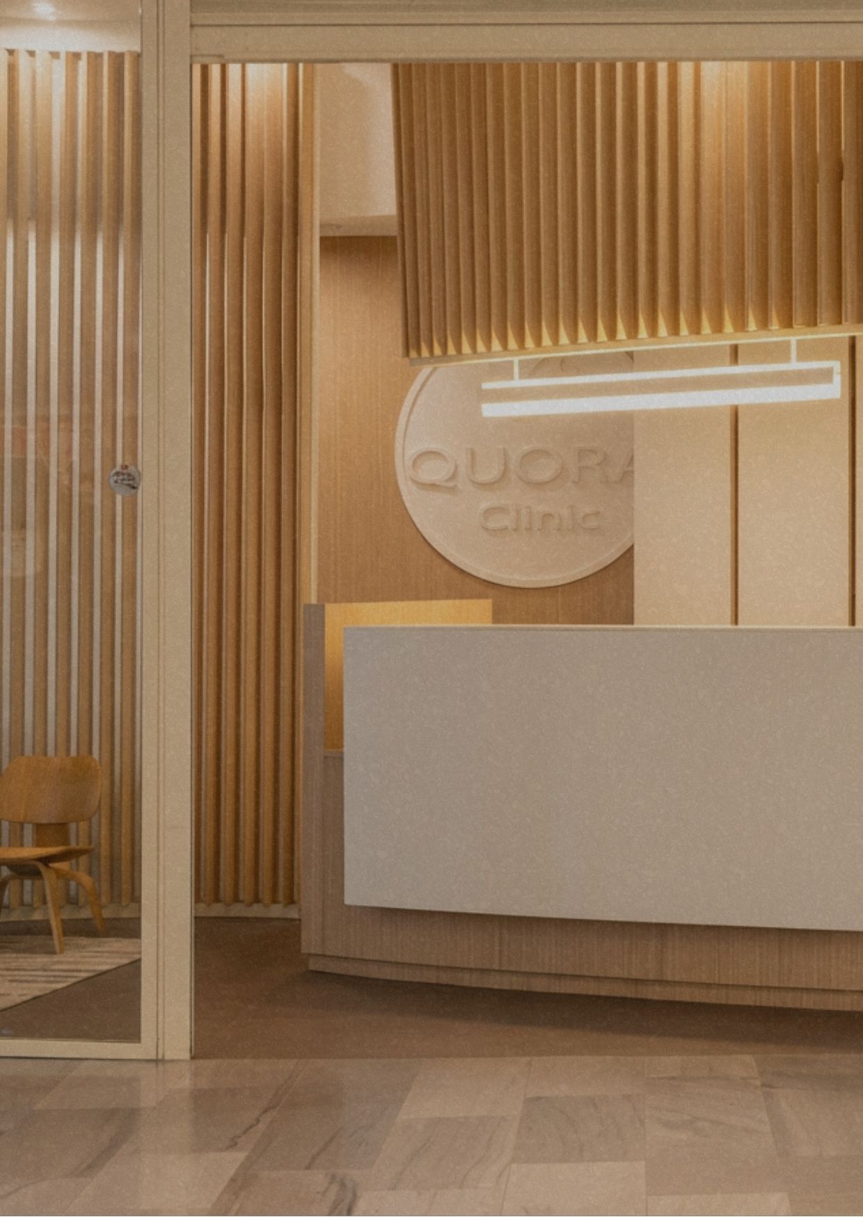 Interior de QUORA Clinic en CC Río Shopping Valladolid