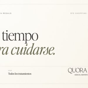 Tarjeta regalo QUORA Clinic: Un tiempo para cuidarse